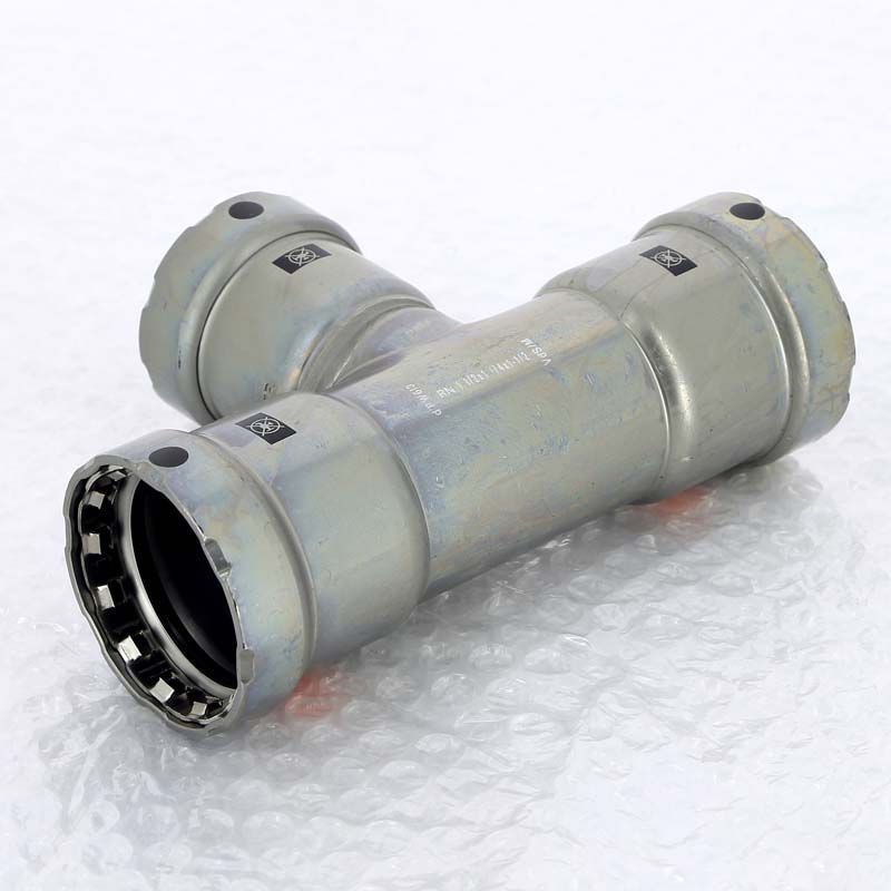 Тройник пресс Megapress Viega 1 1/2x1 1/4x1 1/2 695088