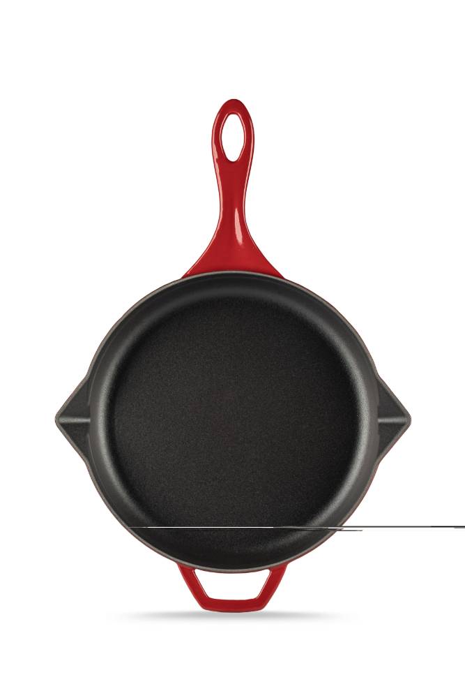 Сковорода чугунная Hosseven HS Y KTV 28 RED 28 см А725528