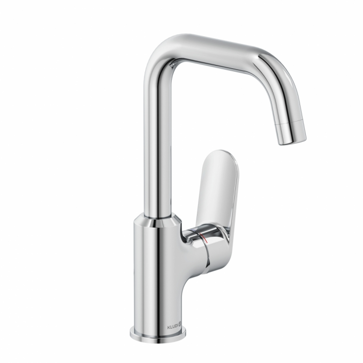 Смеситель для раковины Kludi X1 85 без донного клапана хром 320270575