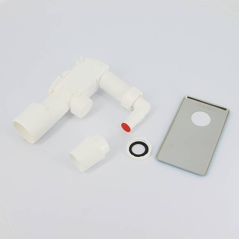 Сифон для стиральной машины Alcaplast скрытого монтажа нержавеющая сталь APS3