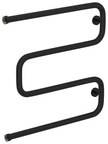 Полотенцесушитель водяной Сунержа Ш-образный 600х600 мм матовый черный 31-0014-6060