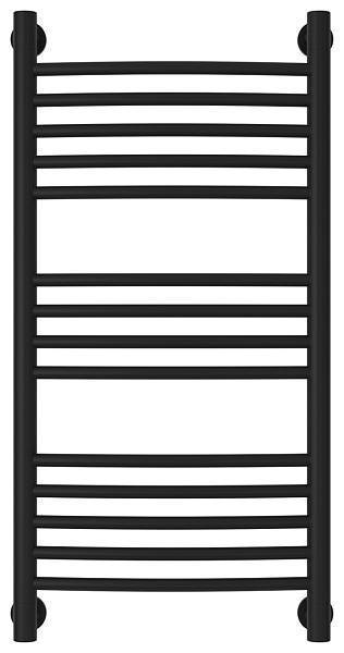 Полотенцесушитель водяной Сунержа Богема+ с полкой 400x800 мм матовый черный 31-0221-8040