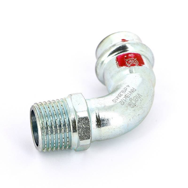 Угольник переходной 90° Viega Prestabo 18x1/2 пресс-НР 558420