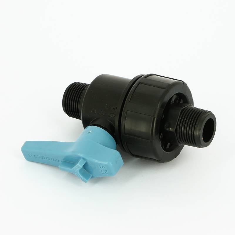 Кран для труб ПНД Unidelta 3/4 НН полипропилен PP-B 1074003003001