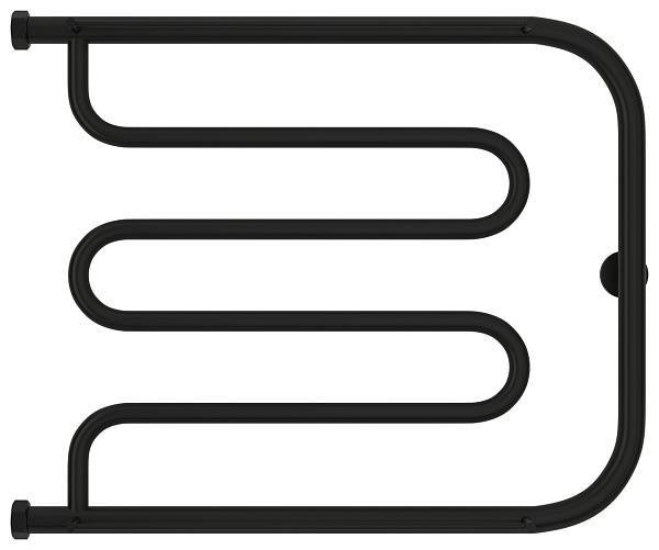 Полотенцесушитель водяной Сунержа Лира 650x500 мм матовый черный 31-0012-5065