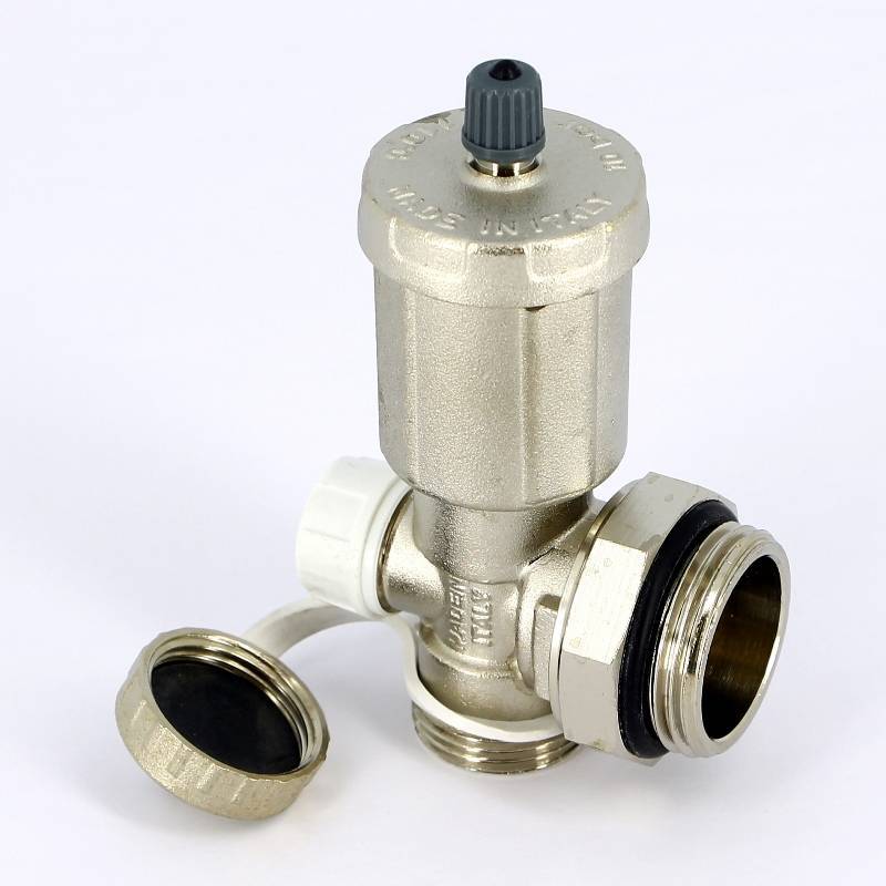 Дренажная группа Uni-Fitt 1 с автоматическим воздухоотводчиком никелированная 460A4000