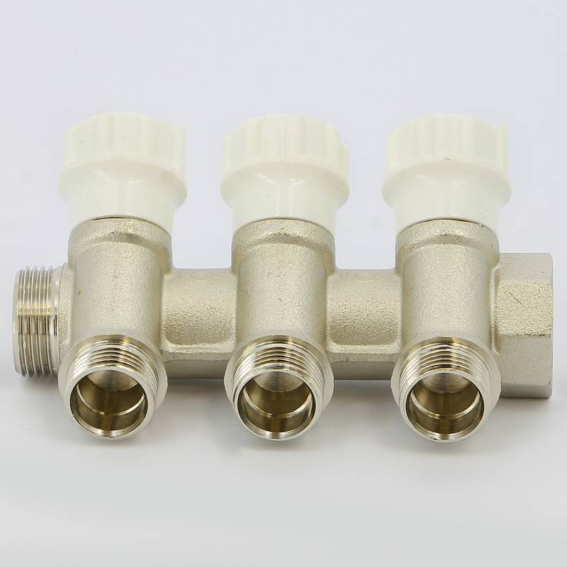 Коллектор с вентилями Itap 3/4 3 выхода 1/2 38 мм 465 3/4-3