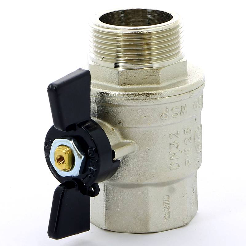 Кран шаровой Bugatti OREGON НВ бабочка 1 1/4 3070075