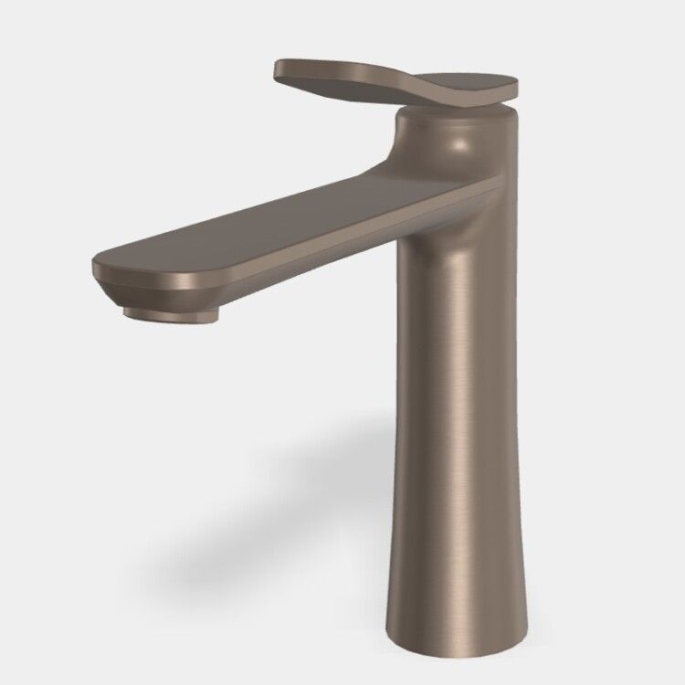 Смеситель для раковины Fima Carlo Frattini Flo Brushed Moka Bronze PVD F3801LKS