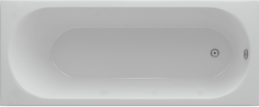 Ванна акриловая Aquatek Оберон 170 с экраном слив справа OBR170-0000049
