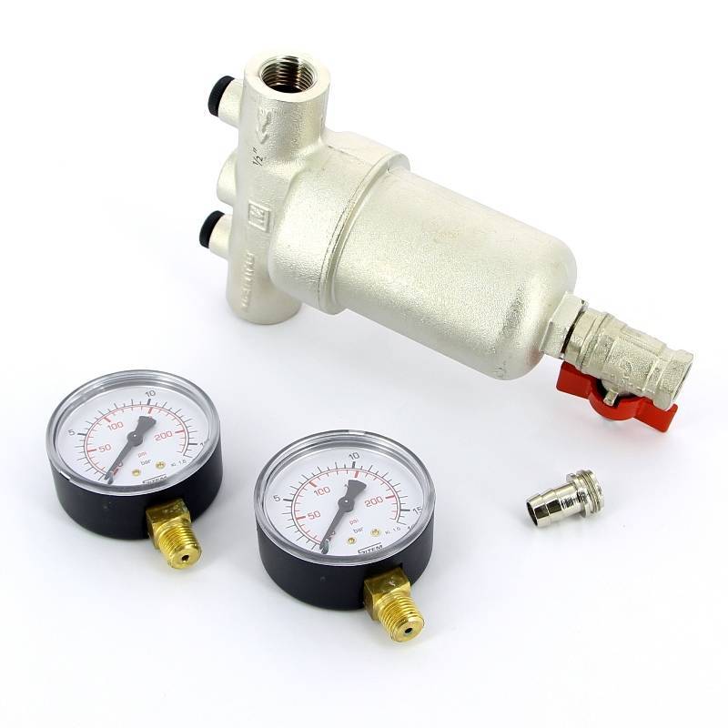 Фильтр промывной Itap 189 с двумя манометрами 1/2 189 1/2