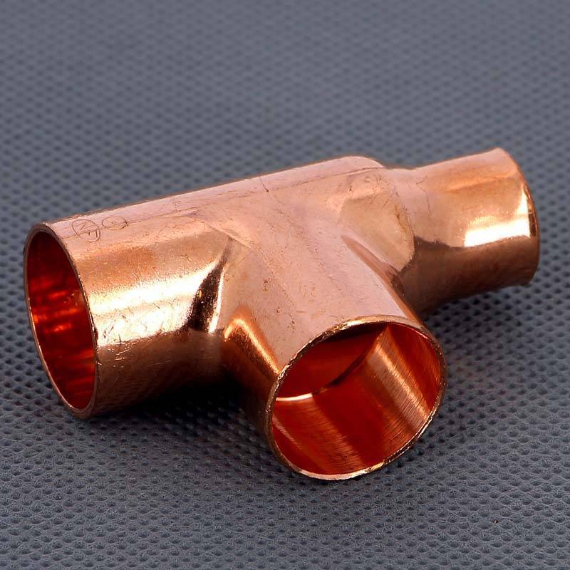 Тройник медный под пайку Viega 22х22х15 мм 102456