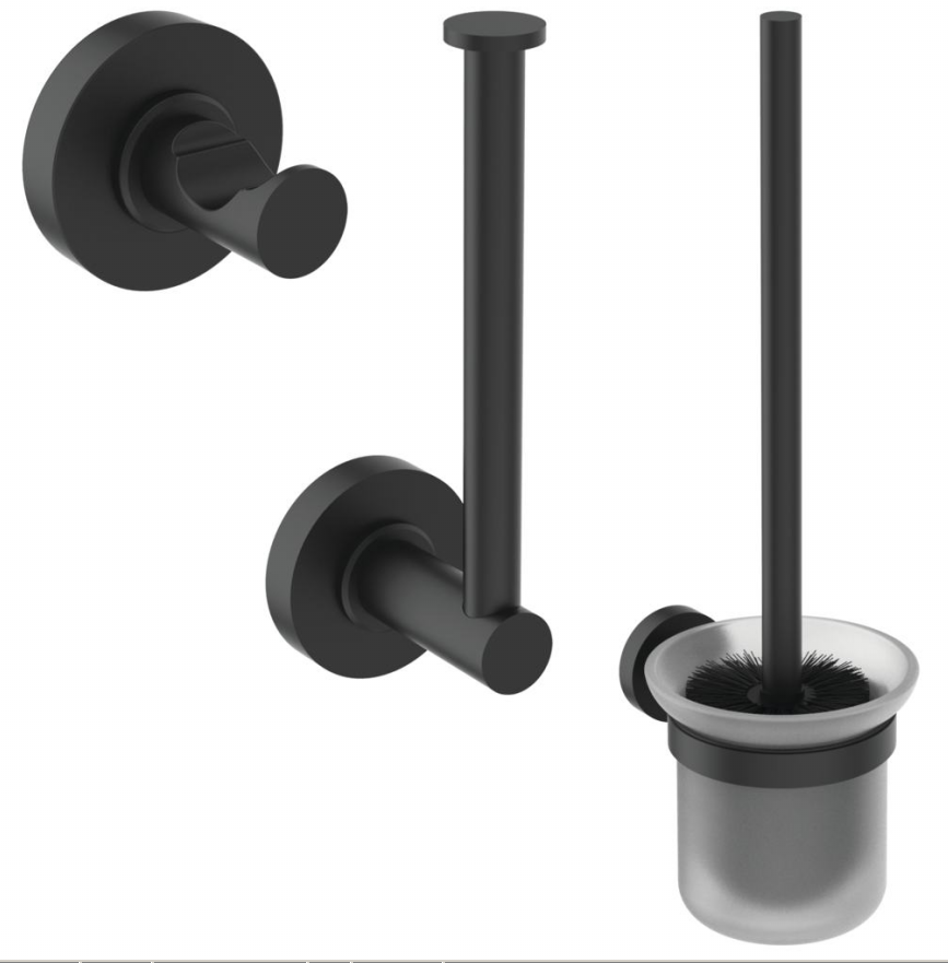 Крючок для полотенец Ideal Standard Iom черный матовый A9115XG