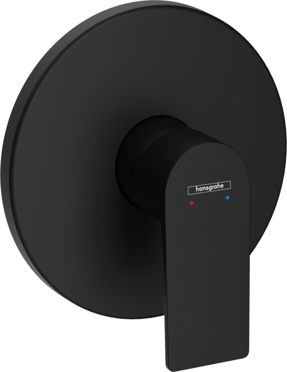 Смеситель для душа Hansgrohe Rebris E однорычажный скрытого монтажа черный матовый 72668670