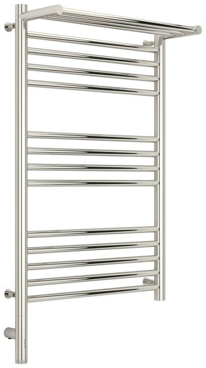 Полотенцесушитель электрический Сунержа Богема 3.0 с 1 полкой 800x500 мм МЭМ слева сталь 0058068050