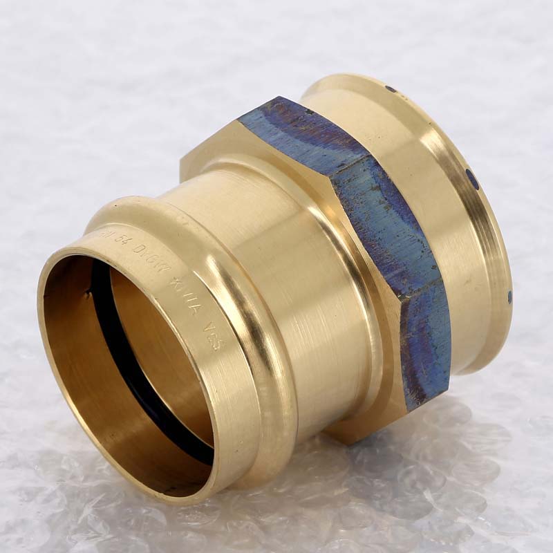 Муфта переходная пресс-В Viega Sanpress бронза 54х2 195304