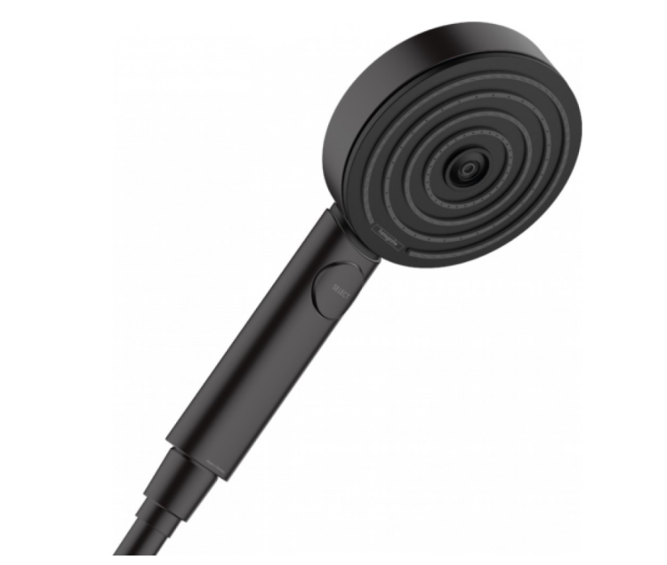 Ручной душ Hansgrohe Pulsify Select S 105 3jet Relaxation EcoSmart черный матовый 24111670