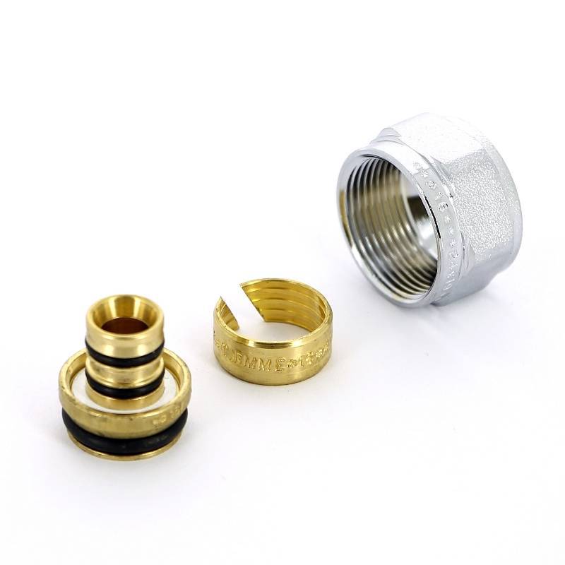 Соединитель обжимной Tiemme 16 мм - M24x19 для коллекторных выходов 1440017