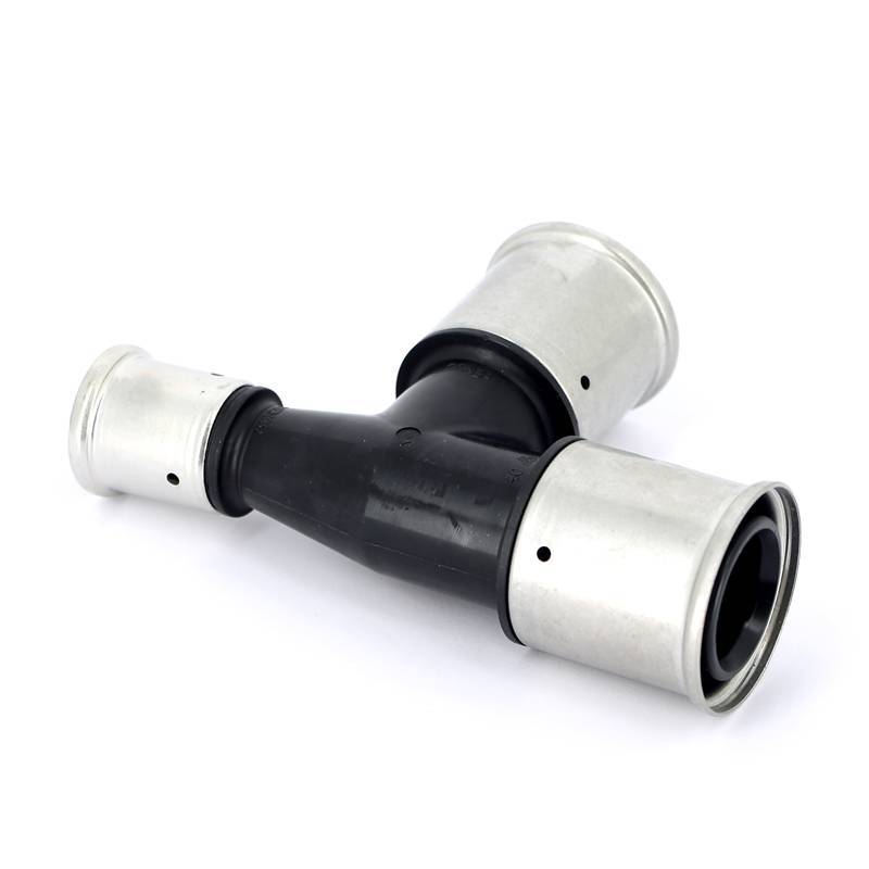 Тройник пресс PVDF Henco 40х40х26 мм 11PK-404026