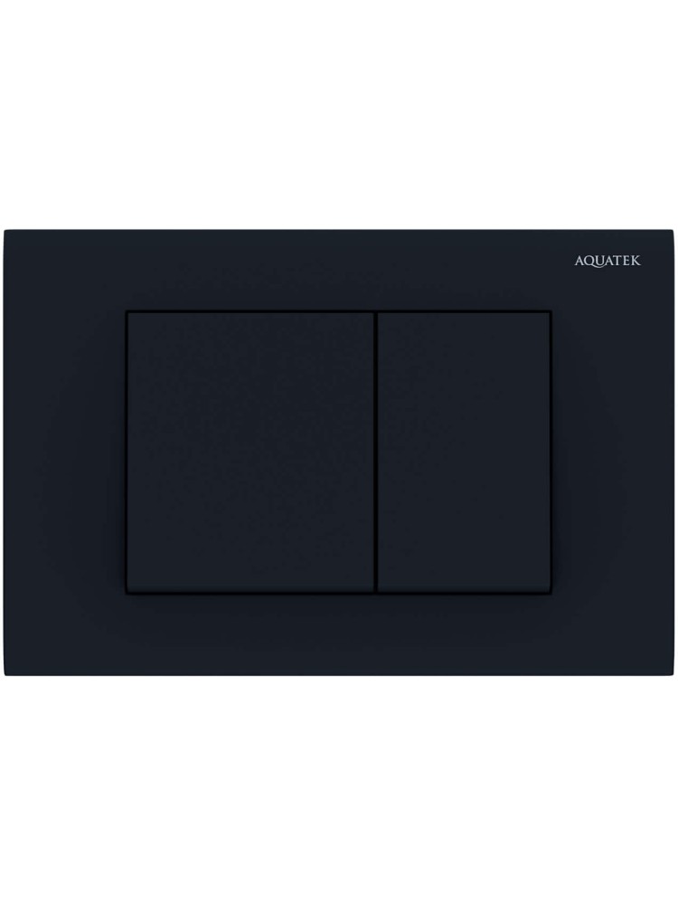 Панель смыва Berges Pneumo S черная матовая PNS-0000005