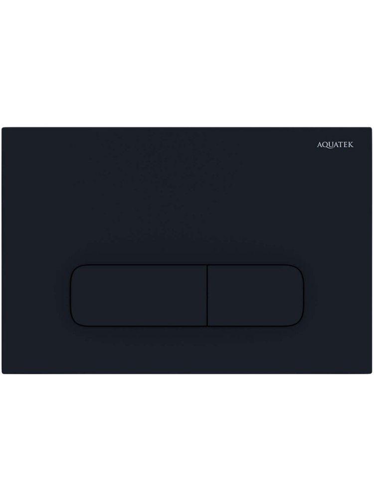 Панель смыва Tops Pneumo S прямоугольные клавиши черный матовый PNS-0000010