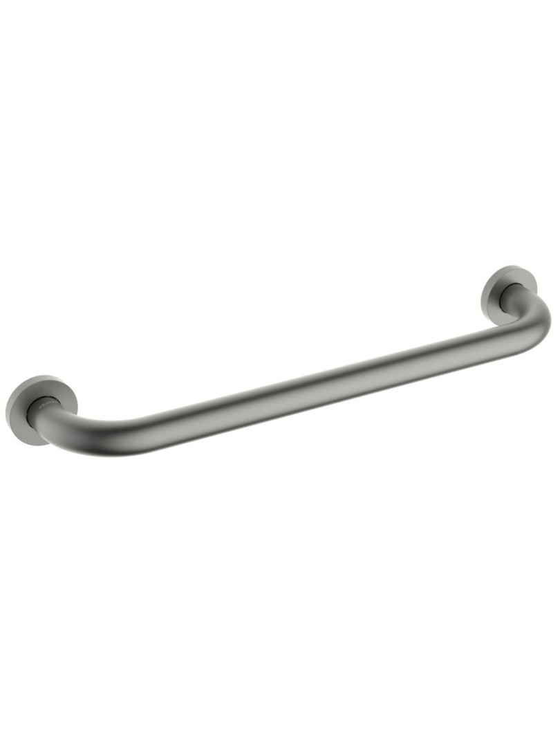 Поручень Aquatek 450 мм оружейная сталь шлифованный черный хром AQ4995BGM