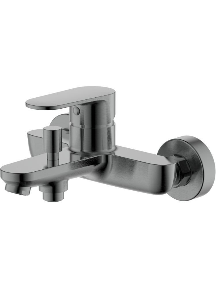 Смеситель для ванны Aquanet Ника оружейная сталь AQ1840BGM