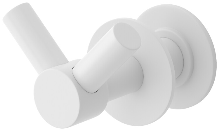 Крючок Сунержа Виват белый матовый 30-2010-0005