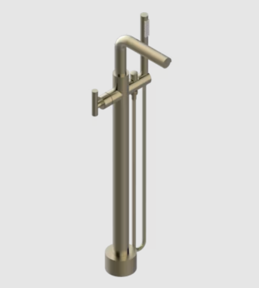 Смеситель для ванны и душа THG Marcel with lever напольный Matt coated bronze U3R-D056508S