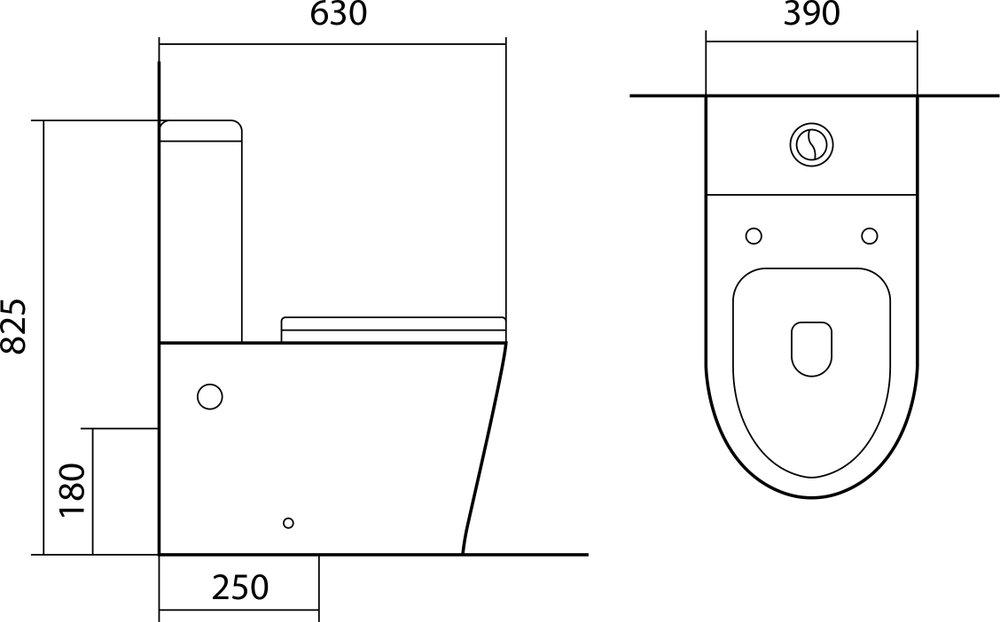 Унитаз-компакт напольный безободковый Aquatek Вега горизонтальный выпуск сиденье микролифт AQ2904-00