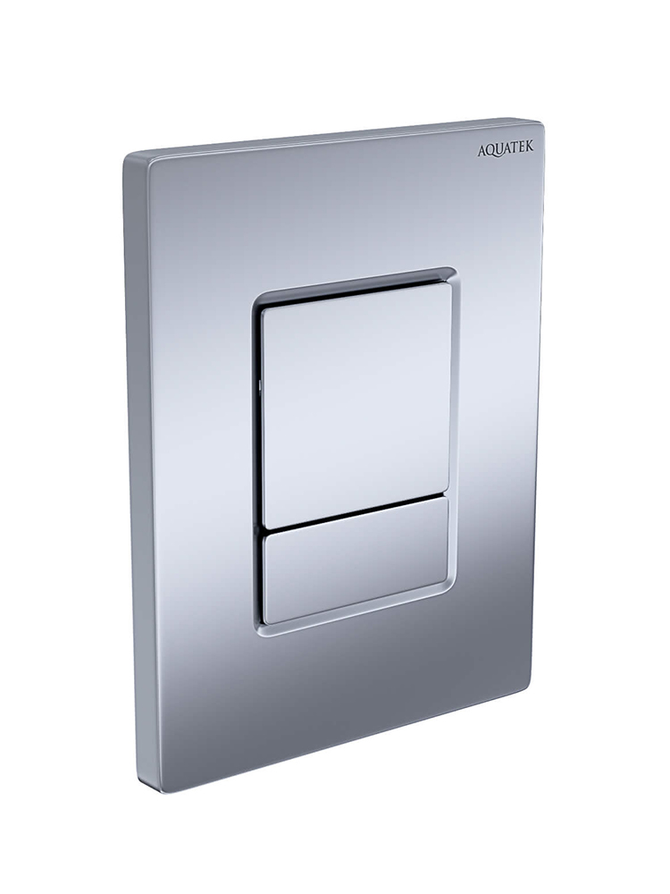 Панель смыва Berges Pneumo N хром матовая PNN-0000003