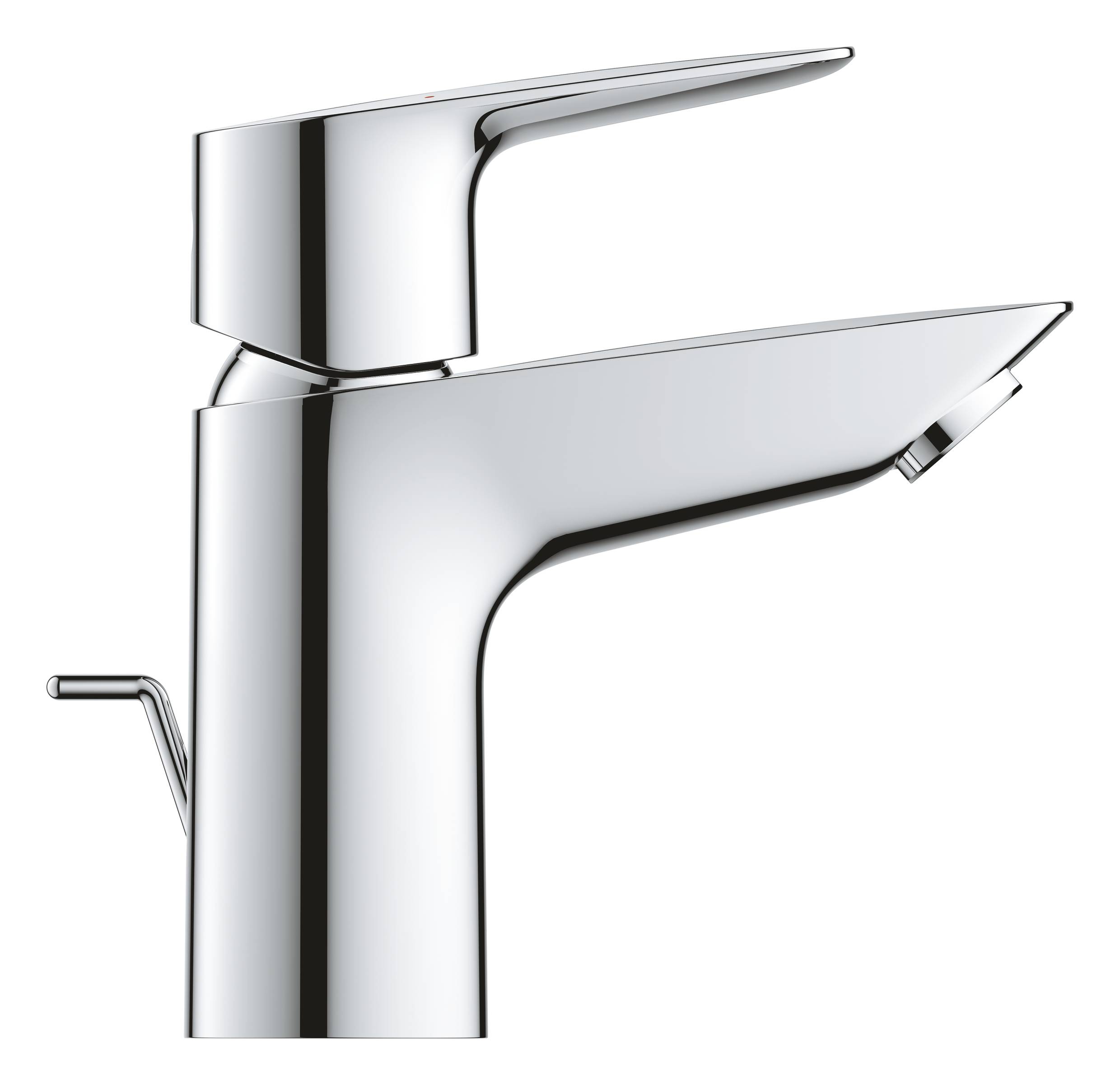 Смеситель для раковины GROHE BauEdge S-Size с донным клапаном хром 23328001