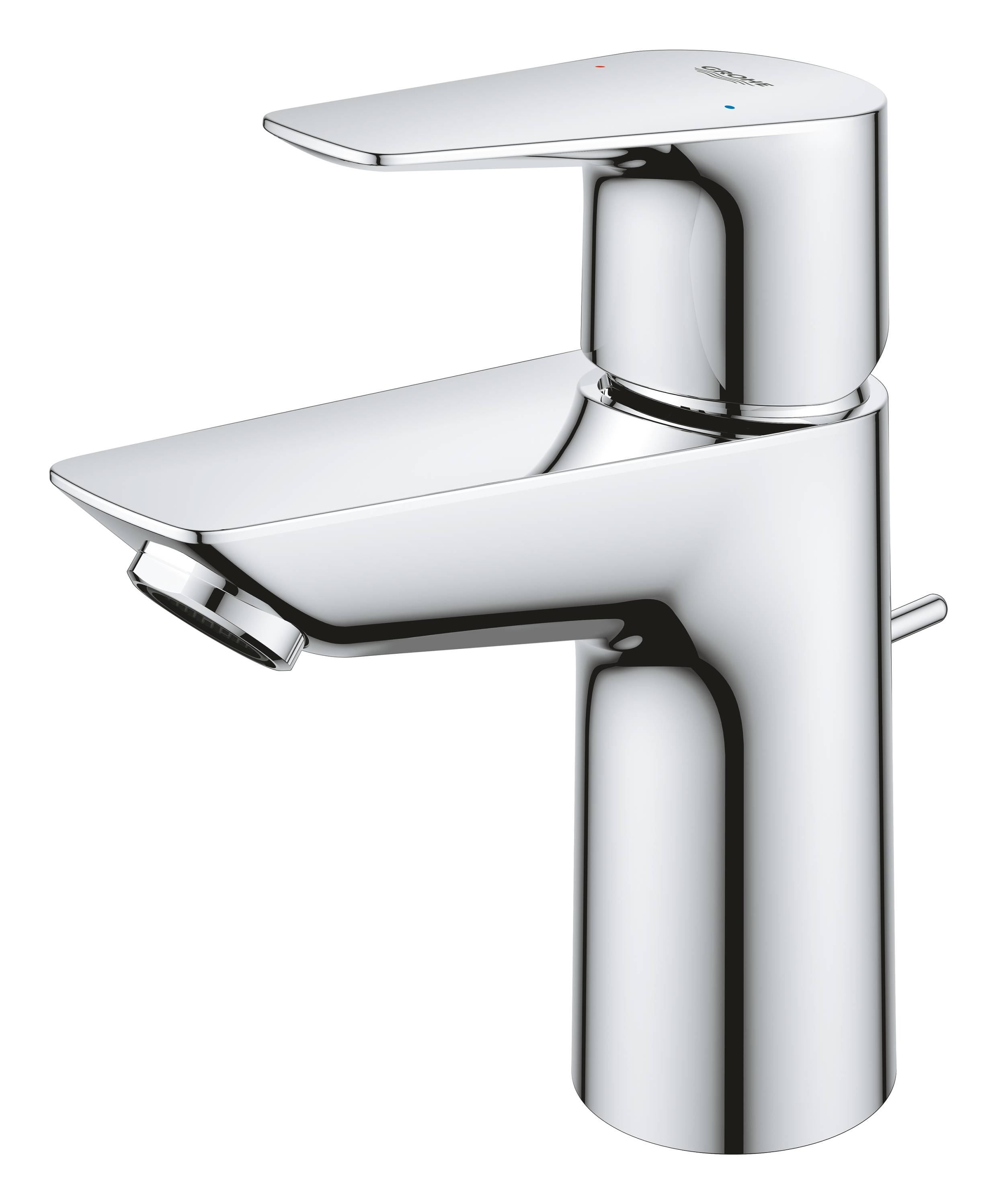 Смеситель для раковины GROHE BauEdge S-Size с донным клапаном хром 23328001