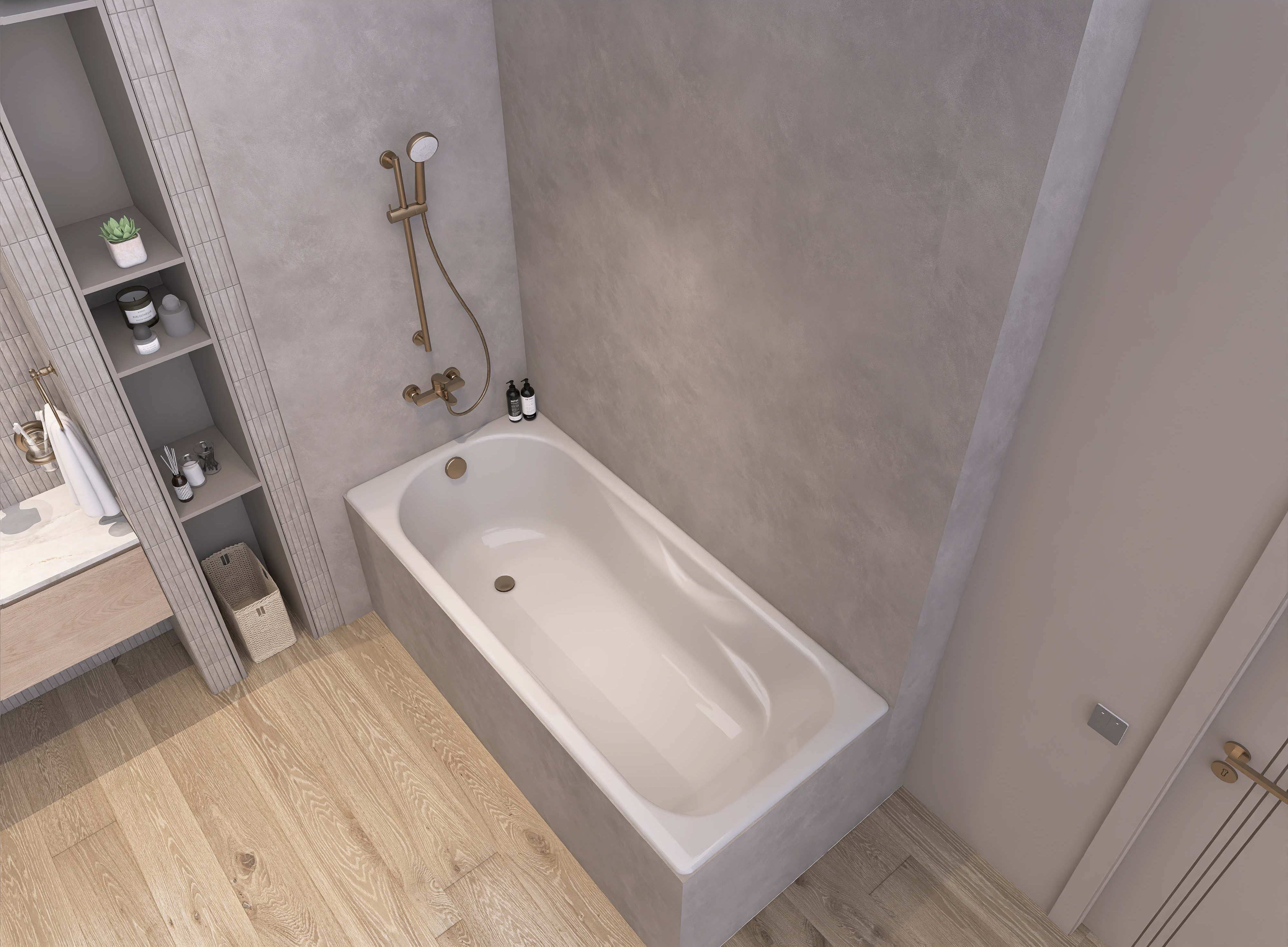 Ванна чугунная Wotte Comfort 1800х800х462 мм Comfort 1800x800