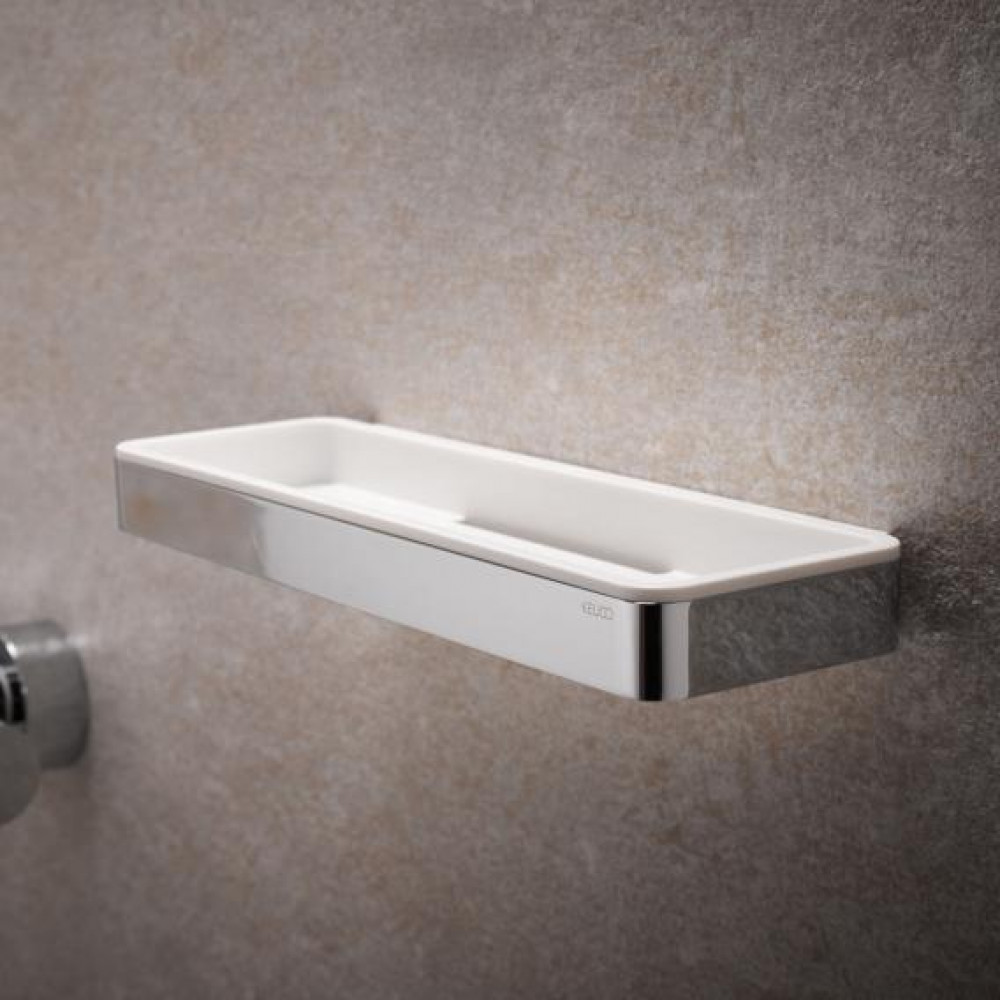 Корзинка для душа KEUCO PLAN 288 мм хром/белый 14958010051