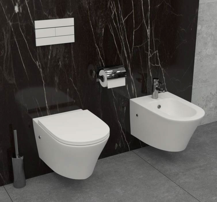 Унитаз подвесной безободковый Jacob Delafon Rodin+ EDY102-00