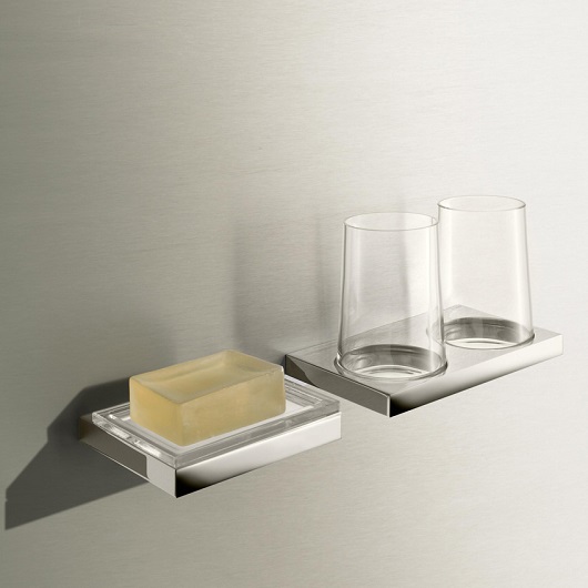 Мыльница настенная KEUCO EDITION 11 со съемной хрустальной чашей хром 11155019000