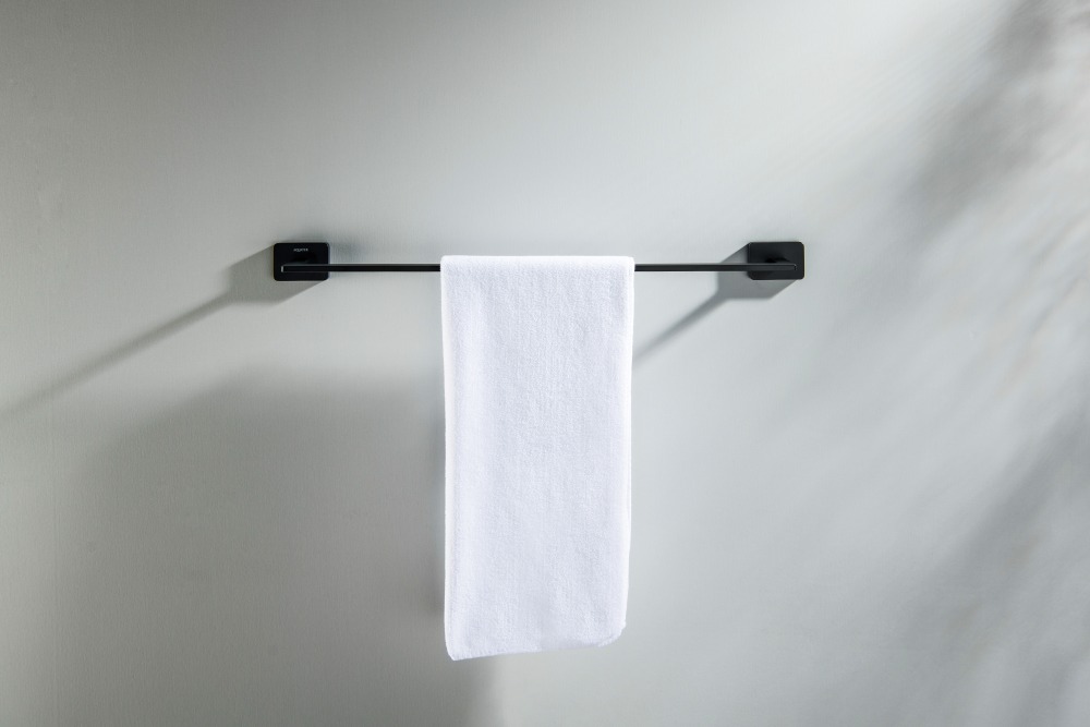 Полотенцедержатель Aquatek Libra 450 мм матовый черный AQ4320MB