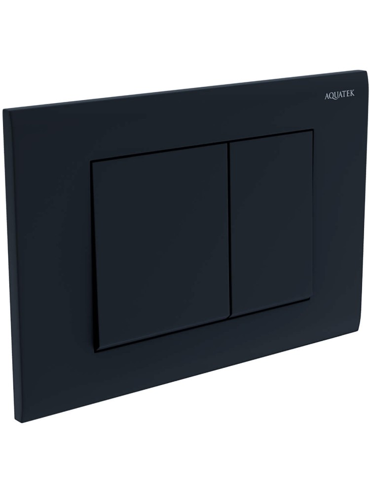 Панель смыва Berges Pneumo S черная матовая PNS-0000005