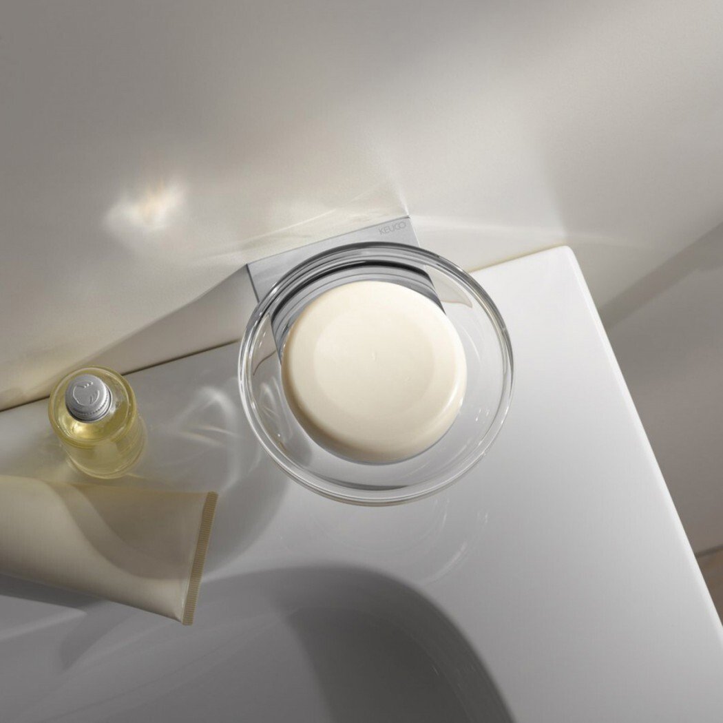 Мыльница настенная KEUCO Edition Moll хрустальное стекло хром 12755019000