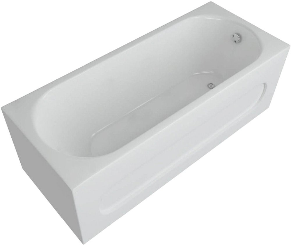 Ванна акриловая Aquatek Оберон 170 с экраном слив справа OBR170-0000049