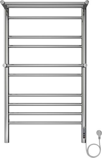 Полотенцесушитель электрический Aquatek Альфа П10 500х900 мм хром AQ EL RRP1090CH