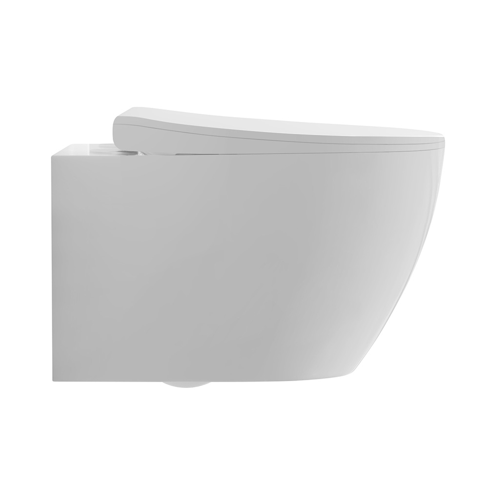 Унитаз подвесной Aquanet Сириус Tornado безободковый 520х360х350 мм с сиденьем микролифт AQ1582T-00