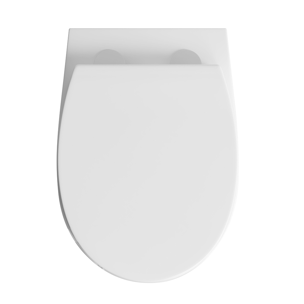 Унитаз подвесной Aquanet Сириус Tornado безободковый 520х360х350 мм с сиденьем микролифт AQ1582T-00