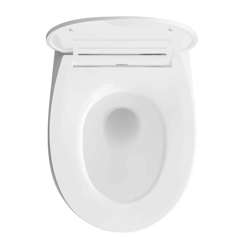 Унитаз подвесной Aquanet Сириус Tornado безободковый 520х360х350 мм с сиденьем микролифт AQ1582T-00