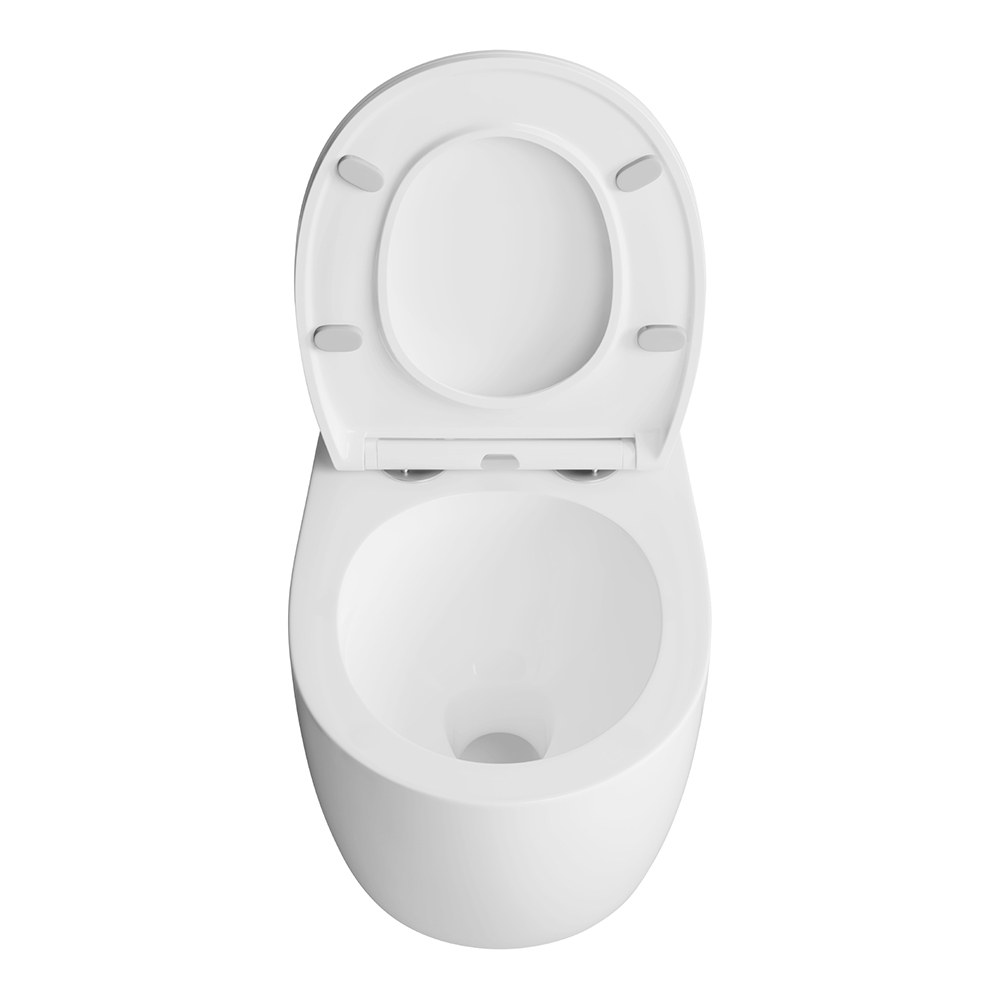 Унитаз подвесной Aquanet Сириус Tornado безободковый 520х360х350 мм с сиденьем микролифт AQ1582T-00