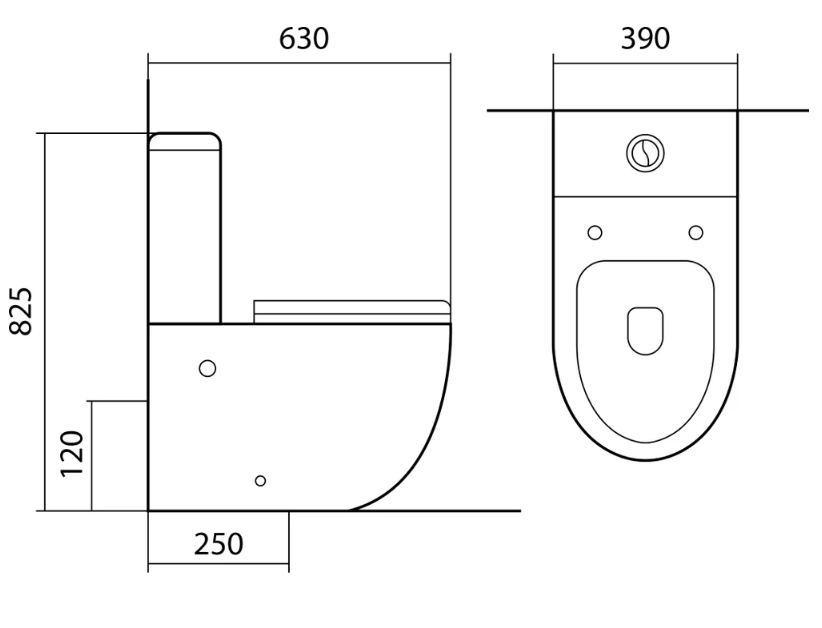 Унитаз-компакт напольный безободковый Aquatek Европа горизонтальный выпуск сиденье микролифт AQ2903-00