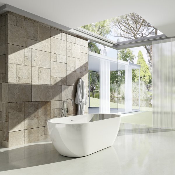 Ванна акриловая RAVAK Freedom 169х80 см отдельностоящая со сливом XC00100020