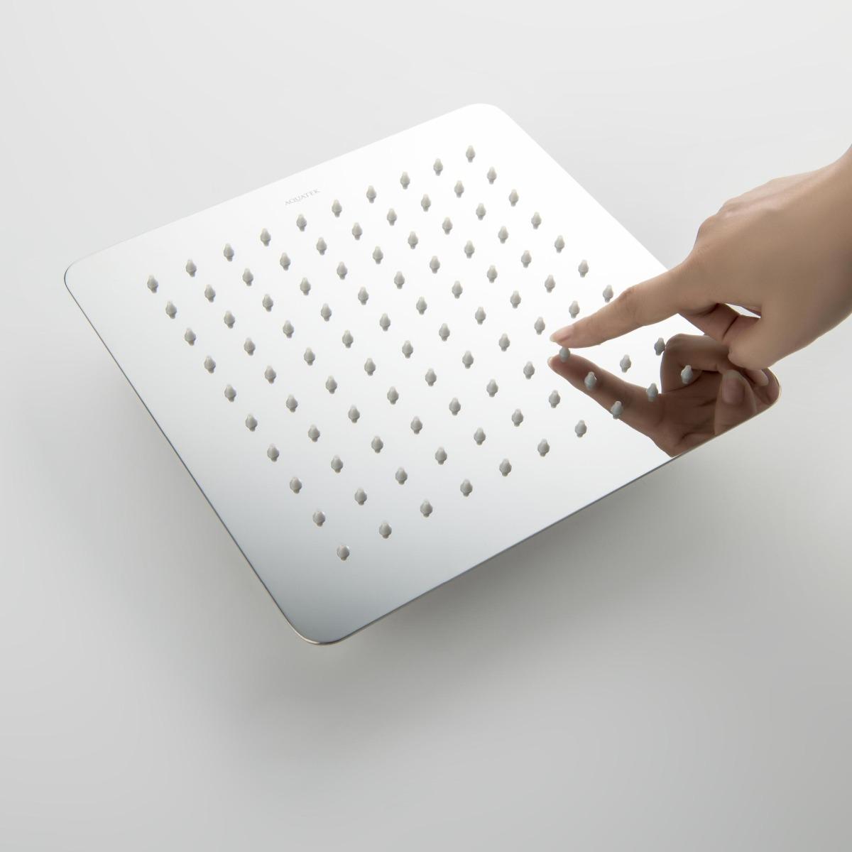 Верхний душ Aquanet AQ2072CR квадратный 250х250х2 мм хром AQ2072CR