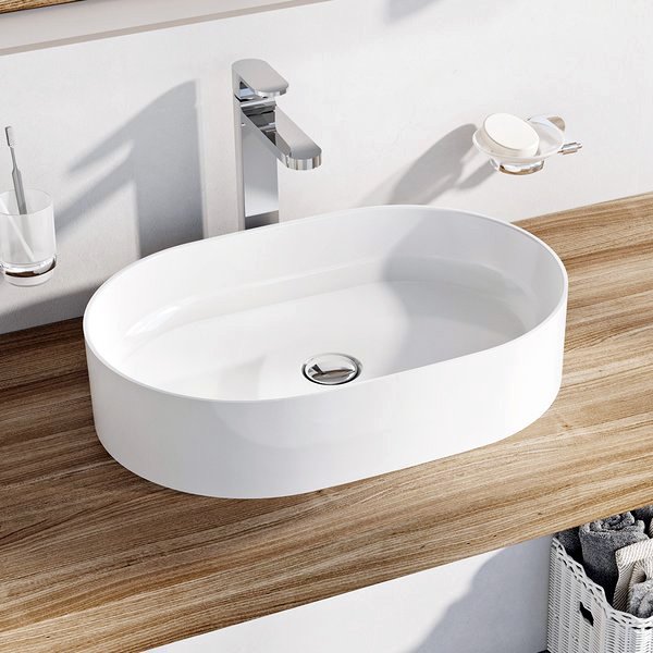 Раковина-чаша RAVAK Ceramic Slim O 550 белый XJX01155001